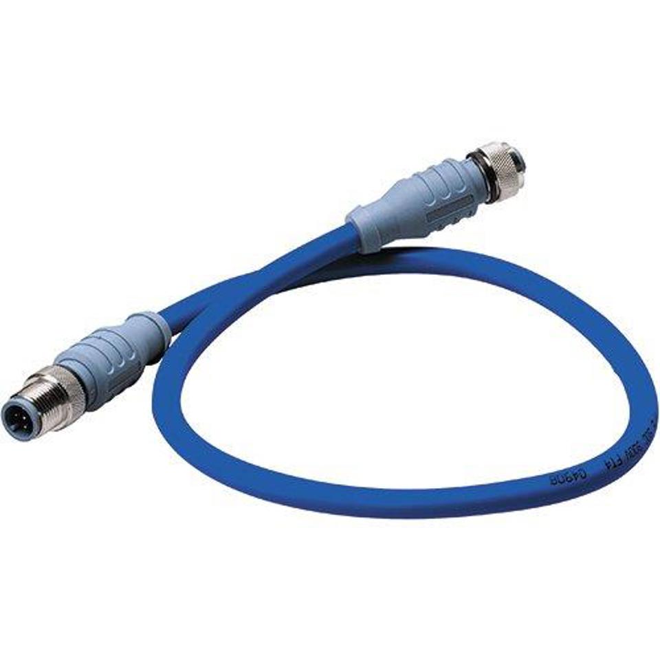 Maretron - DM-DB1-DF-01.0 -  Mid Double-Ended Cordset - M to F - 1m (blue)