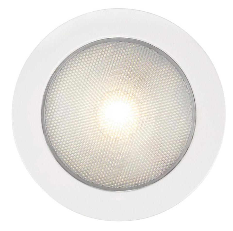 Hella Marine - 2JA 980 631-601 - LED DOWNLIGHT EUROLED 150 9-33V Warm White WHITE SPACER- White RIM