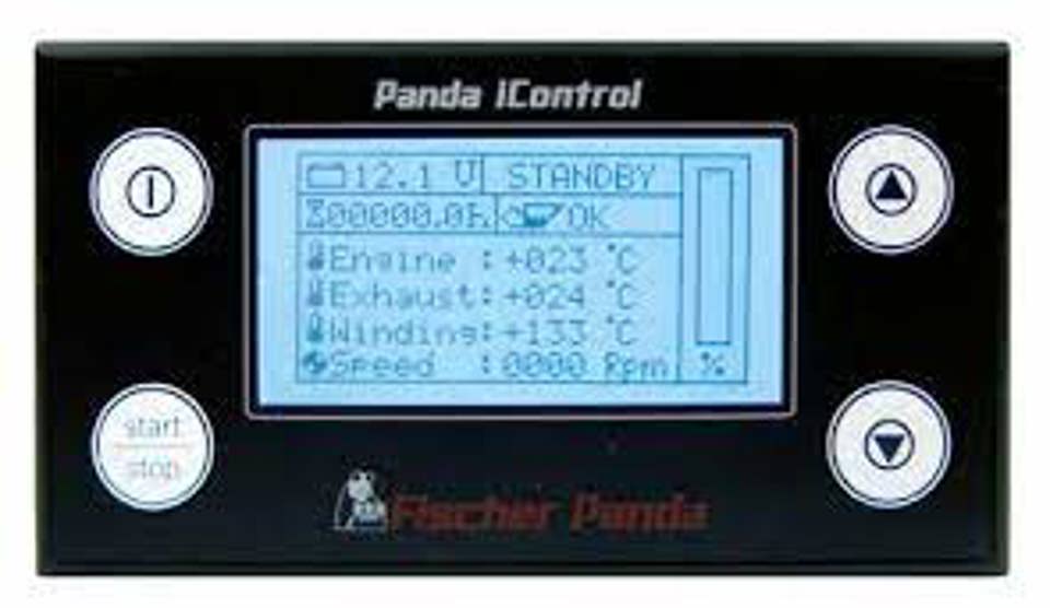 Fischer Panda - 21.02.02.101P -  Panda iControl1-Panel with ATMEGA 328 ( THT ), with black Panelfoil, for iControl2-Controler