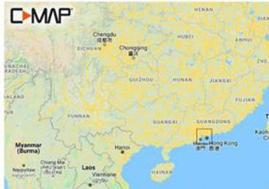 C-Map -Marine Charts | Hong Kong To Macau-MAX-N+ | M-AN-Y300-MS