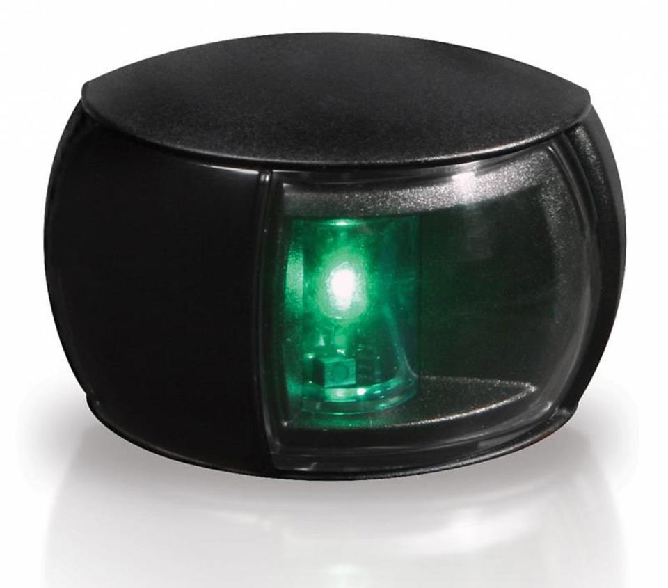 Hella Marine-2LT 980 520-201-2NM NaviLED STARBOARD 8-28V GREEN LENS (Clear/coloured, Black/white,120mm/2.5m)