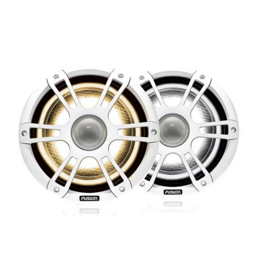 Fusion SG-FL882SPW / 010-02434-10 | 8.8" 330 Watt Coaxial Sports White Marine Speaker with CRGBW