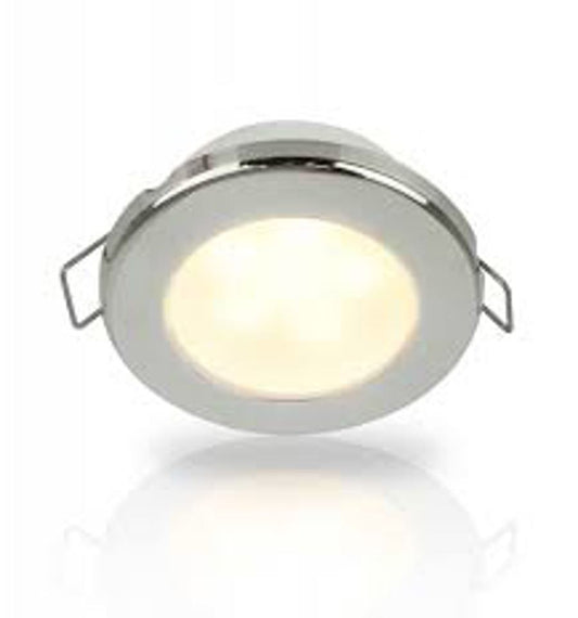 Hella Marine - 2JA 958 109-627 - LED DOWNLIGHT EUROLED 75 24V WARM WHITE SPRING MOUNT - POLISHED 316 S/S RIM BULK