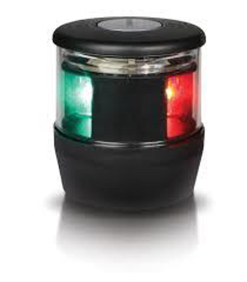 Hella Marine - 2LT 980 650-001 - 2NM NaviLED TRIO TRI-COLOUR WITH ANCHOR 8-28V - BLACK SHROUD