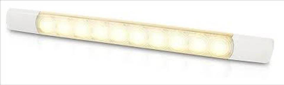 Hella Marine-2JA 980 881-312-LED COURTESY STRIP LAMP (1.5 W) SURFACE MOUNT 24V WARM WHITE