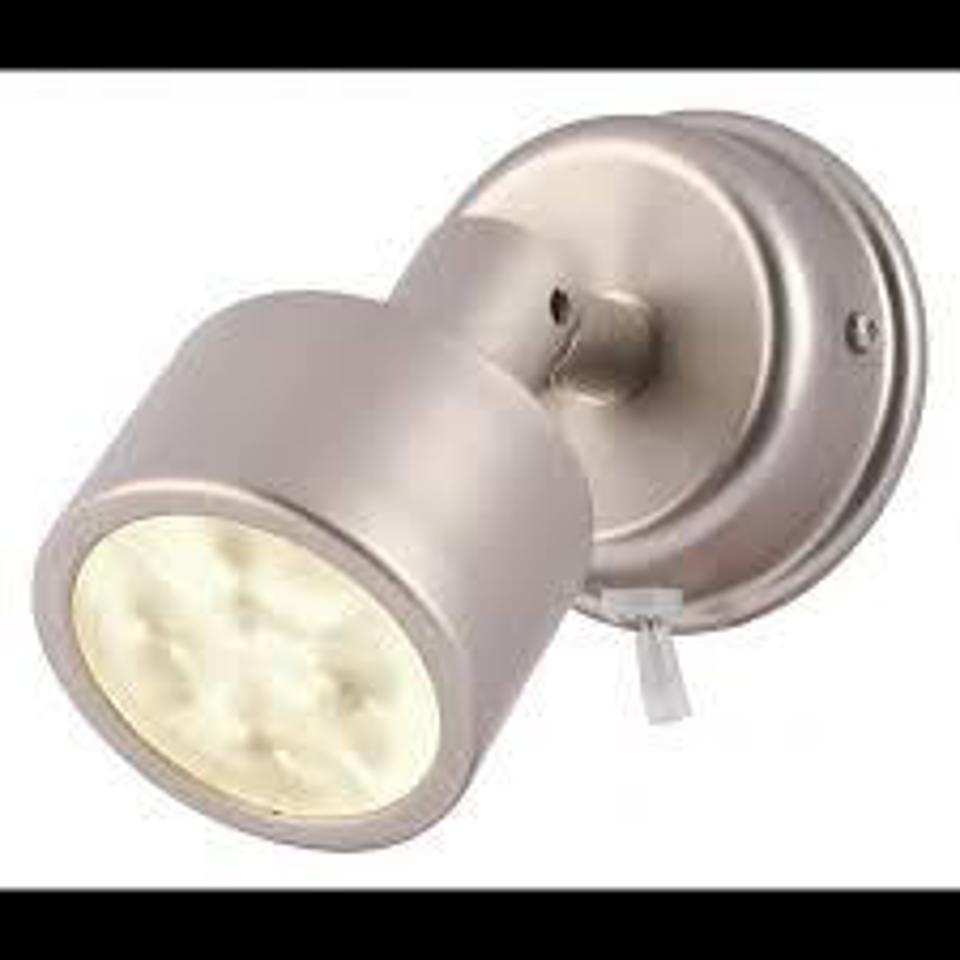 Hella Marine - 2JA 980 771-311 - LED READING LAMP PONUI 24V WARM WHITE - SATIN CHROME BRASS