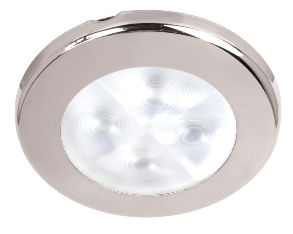 Hella Marine - 2JA 959 599-151 - LED DOWNLIGHT RAKINO 24V WHITE SPREAD - POLISHED 316 S/S RIM