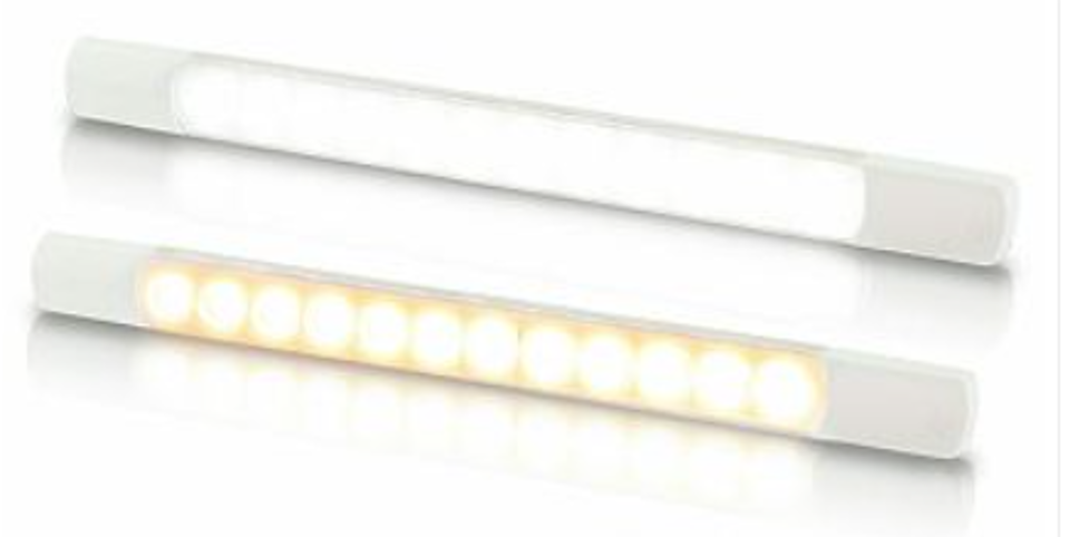 Hella Marine - 2JA 958 124-501 - LED  SURFACE MOUNT STRIP LAMP SINGLE COLOUR  24V WARM WHITE