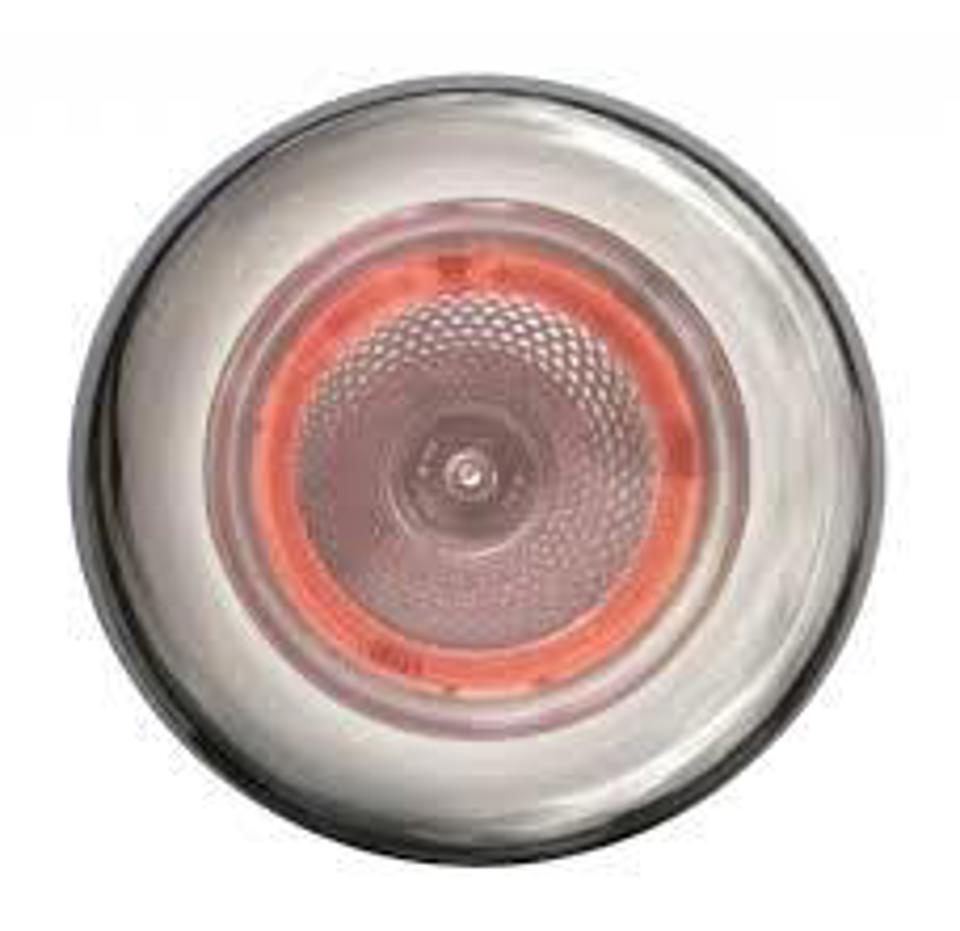 Hella Marine - 2JA 343 980-057 - LED DOWNLIGHT SPOTLED 9-31V WHITE/RED RING - POLISHED 316 S/S RIM BULK