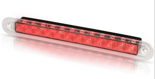 Hella Marine - 2XD 959 073-751 - LED COURTESY RECESS STRIP LAMP (WIDE RIM) 24V RED